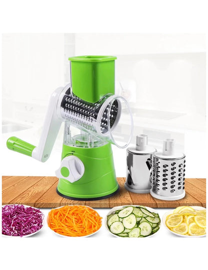 **Manual Vegetable Cutter & Multifunctional Slicer – Random Color**