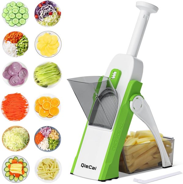 4-in-1 Adjustable Vegetable Cutter & Shredder – Multi-Function Drum Grater (Random Color)